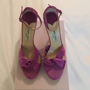 Jimmy Choo satin heels